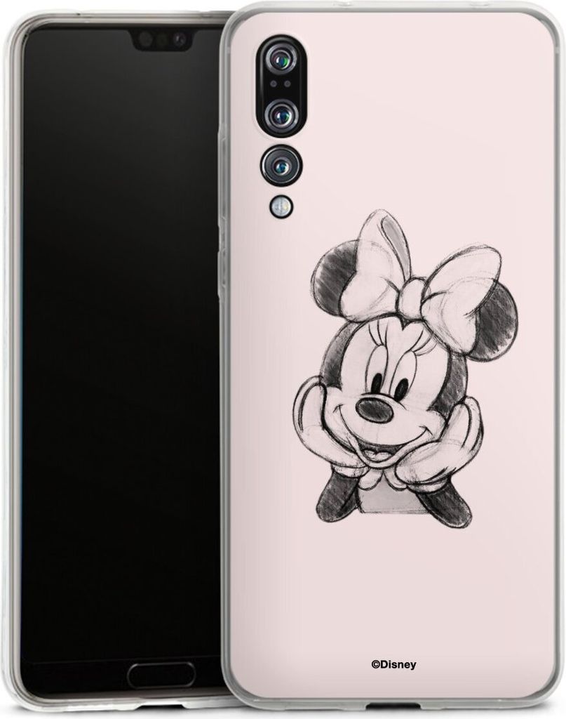 DeinDesign Handyhülle für Huawei P20 Pro Silikon Hülle Case Smartphone Schutzhülle Disney Minnie Mouse Offizielles Lizenzprodukt