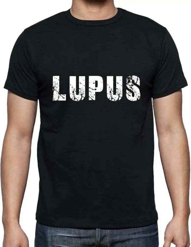 Herren Grafik T-Shirt Lupus Öko-Verantwortlich Vintage Jahrgang Kurzarm Lustige Druck Geburtstag Geschenk Mann