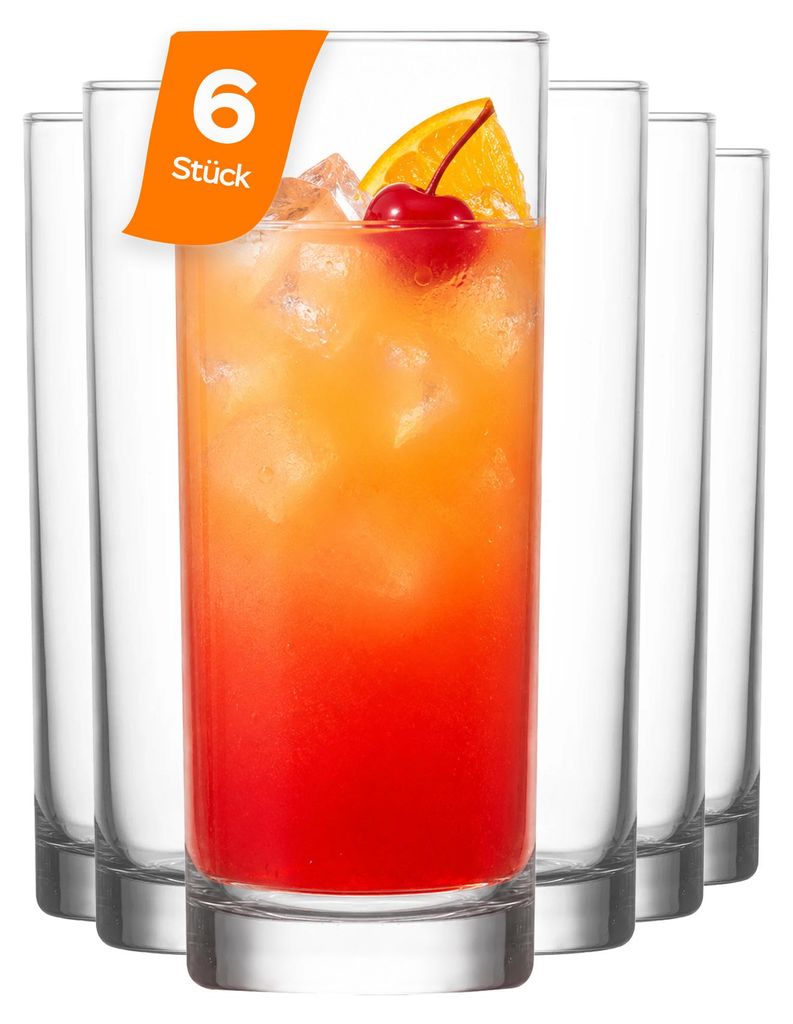 LAV Liberty Longdrinkgläser – 360 ml (12 1/4 oz), 6er Set Produktbild 