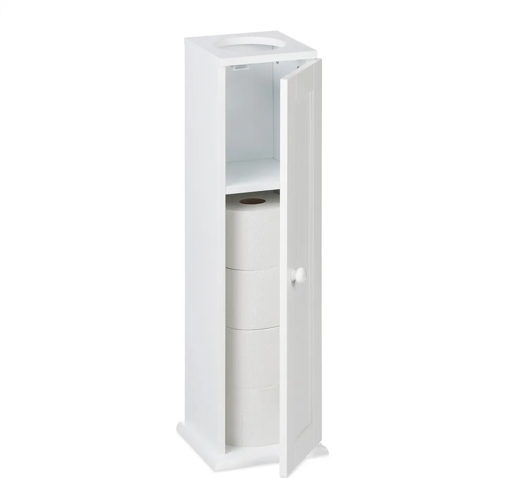 Rangement pharmacie étroit pour salle de bain avec étagères internes