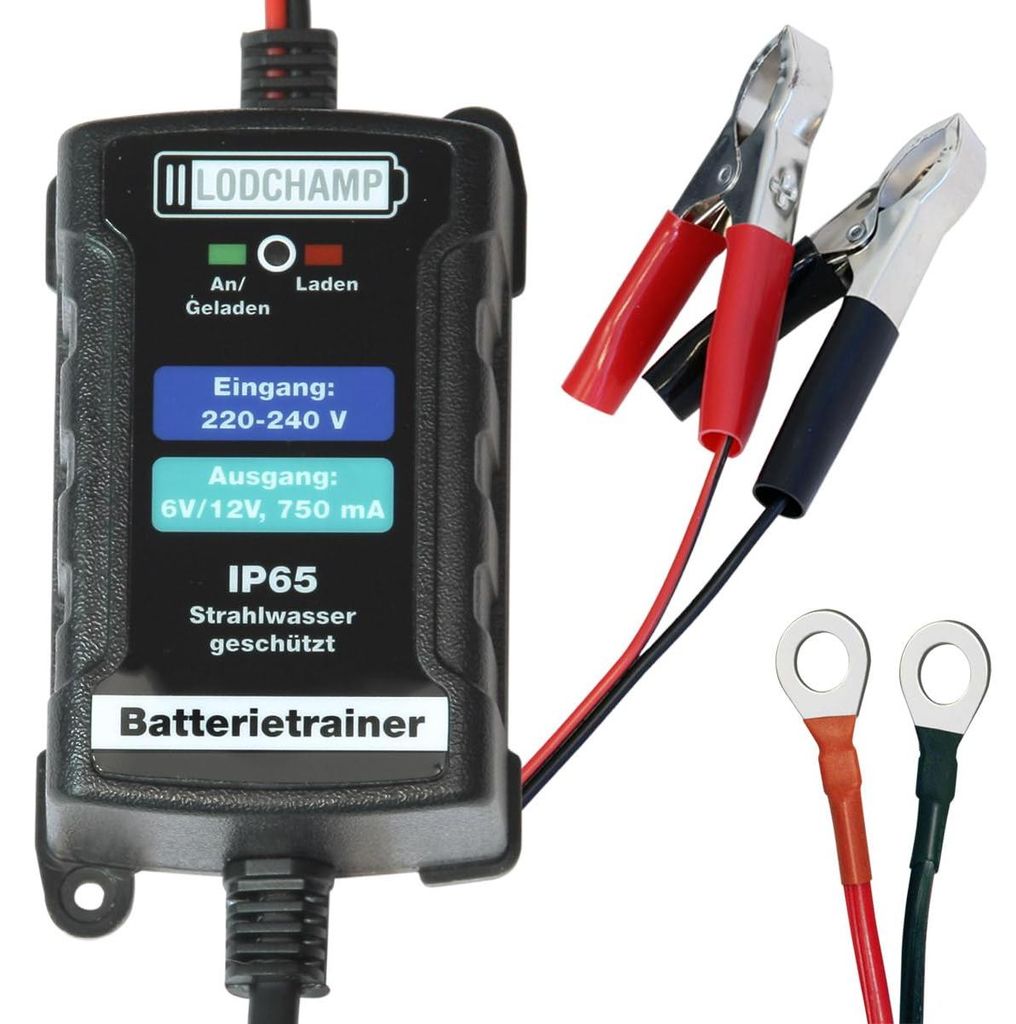 LODCHAMP 146303 Battery Trainer 6 V/12 V-750 mAh IP65 Produktbild 