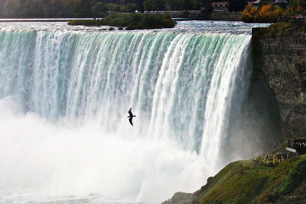 hansepuzzle 22947 - Niagara-Fälle Puzzle, 2000 Teile, Natur, 90,0 x 60,0cm mit hochwertiger Aufbewahrung, Kartonbox und wiederverschließbarem Beutel