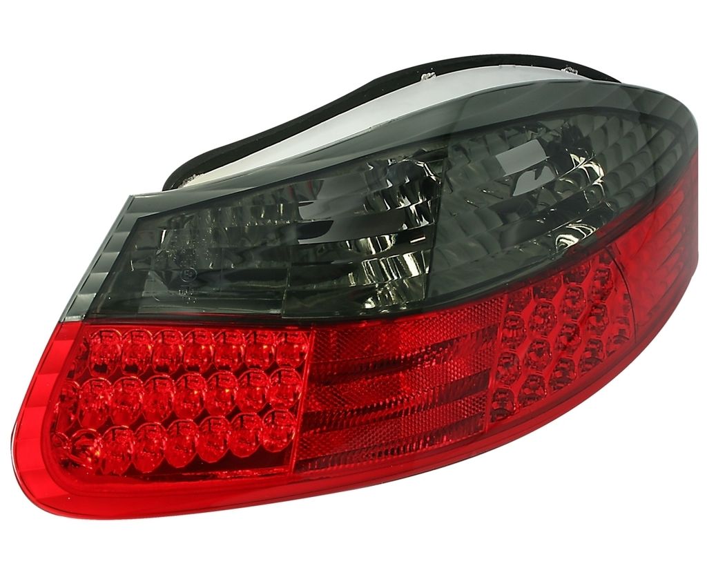 LED Rückleuchten Set in Rot Smoke für Peugeot 206 8/98 Heckleuchten