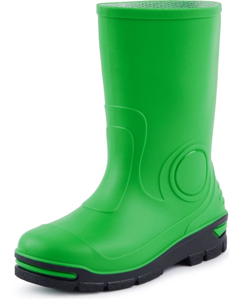Ladeheid Kinder Mädchen Jungen Gummistiefel Regenschuhe LARB012 (Grün, 25 26 EU)