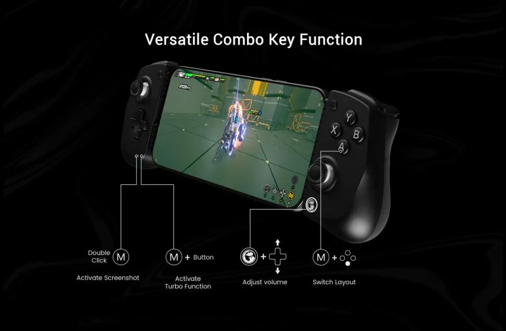 Contrôleur GameSir X5 Lite avec Sticks à Effet Hall et Latence Zéro