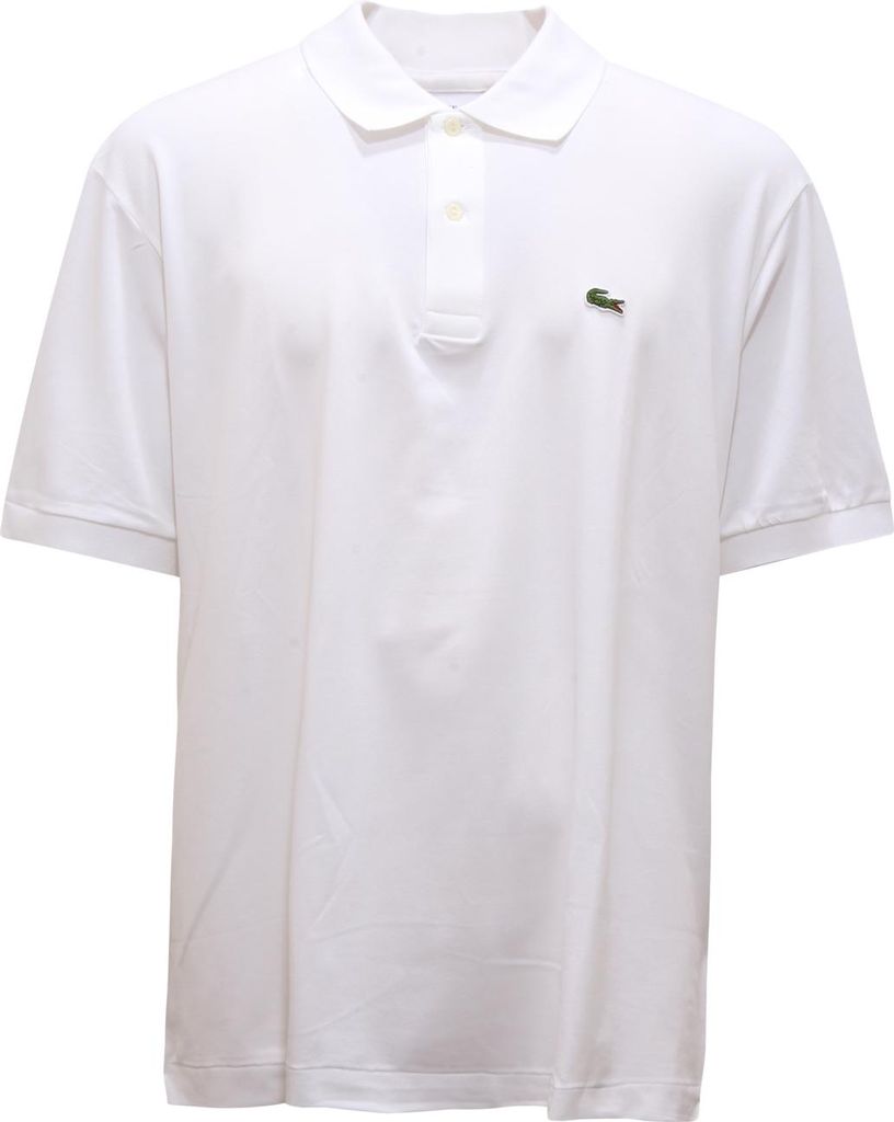 LACOSTE SHORT SLEEVED RIBBED COLLAR Weiß Produktbild 