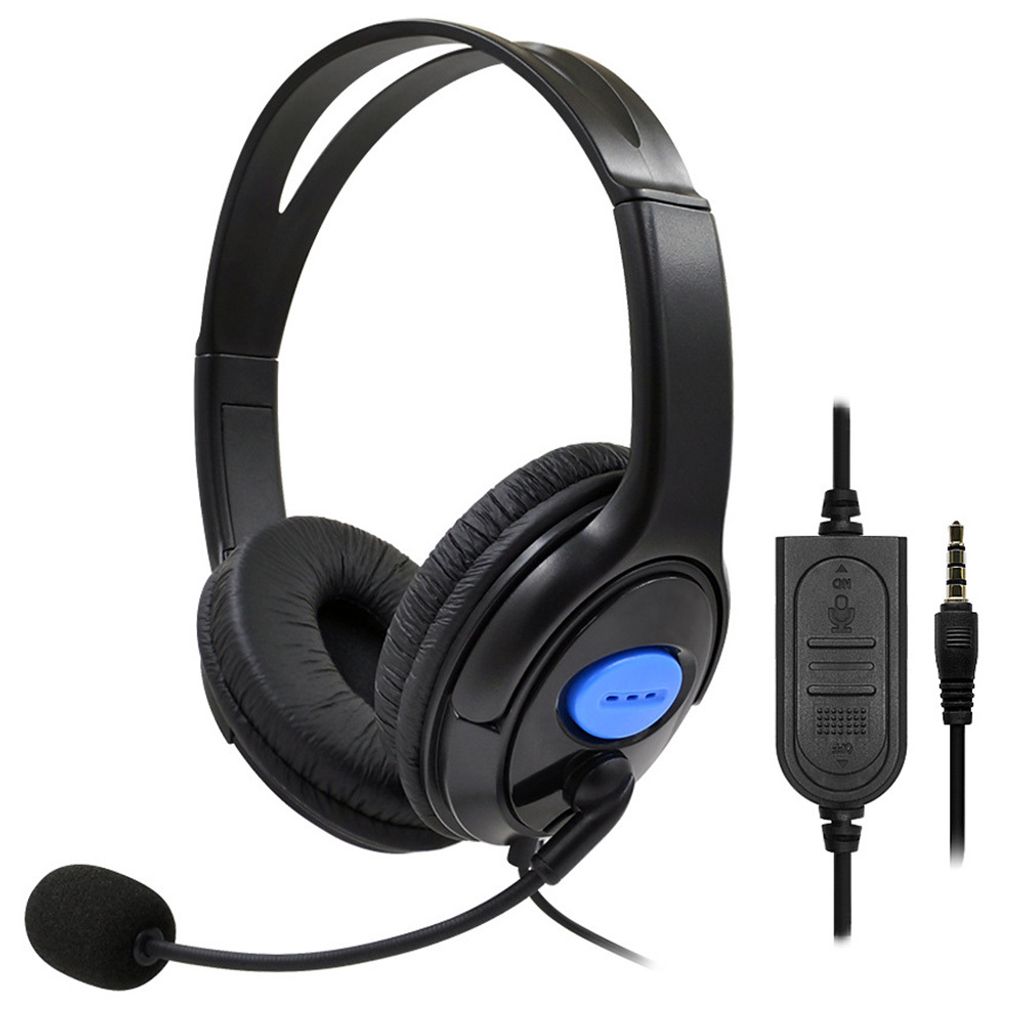 Gaming Headset Kopfhörer mit Mikrofon Wired 3,5mm für X-one PS4 PC Laptop Büro