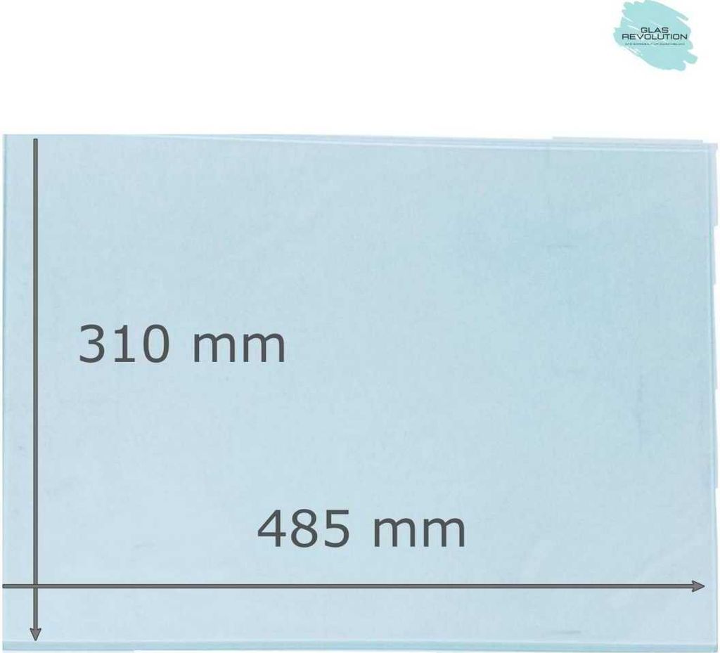 Glasplatte | Glasregal | Glasscheibe - satiniertes Glas - 8 mm Stärke - (228,60 EUR / qm - Mindestbfl. 0,25 qm - Kantenb 5,35 EUR / lfm.) - Viele ...