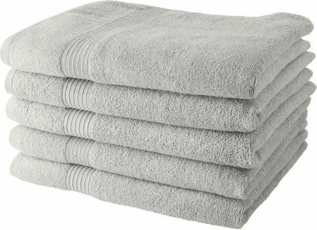Stock 5 Asciugamani Bianco Today 70x130 - Ideale per B&B e Hotel