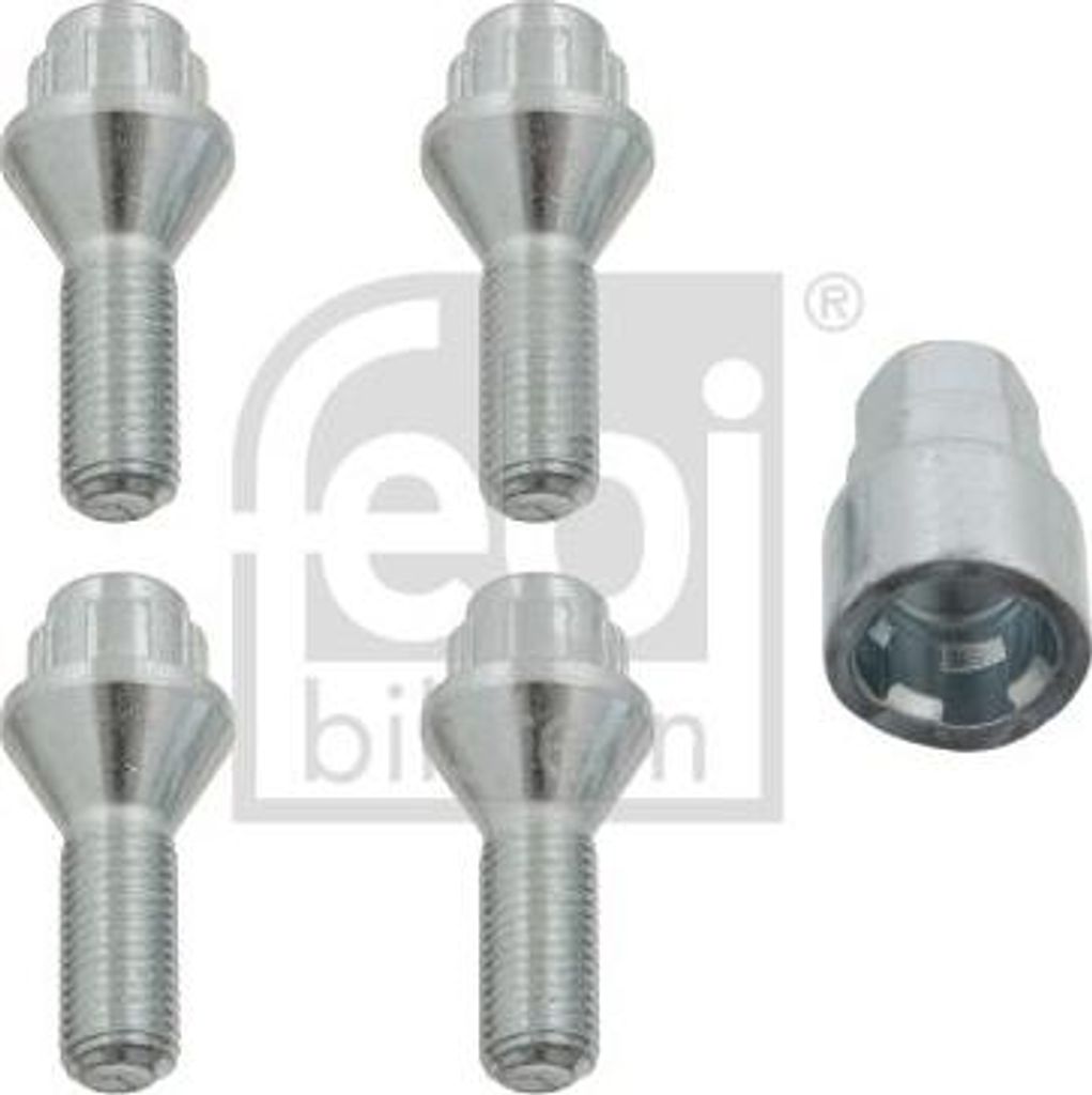 FEBI BILSTEIN 27049 Radschraube OE B130 kompatibel mit 1er E81, 1er E87, 1er E88, 1er E82, 3er E30, 3er E36, 3er E46, 3er E90, 3er E93, 3er E92, 3e...