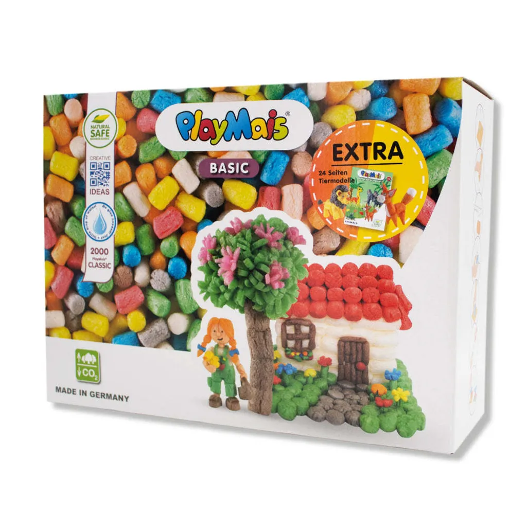 Jeu de Construction Naturel PlayMais XL avec Guide Modèles Animaux - 8