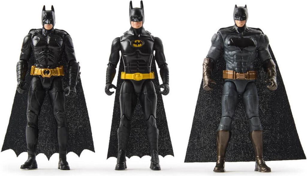 Dc Batman - 85° Anniversario - 10 cm Figure 3-Pack - Batman Immagine del prodotto 