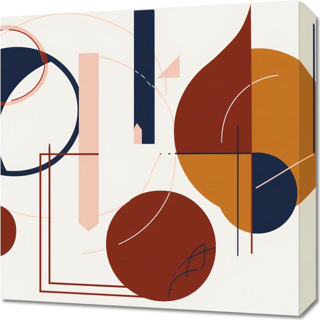 Bild 50x50cm Harmonie Einsichtsvoll