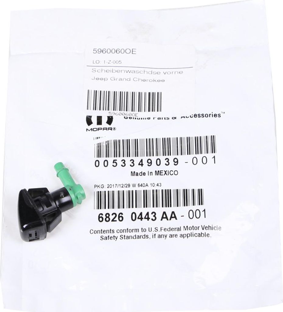 Original Scheibenwaschdüse vorne Jeep Grand Cherokee Produktbild 