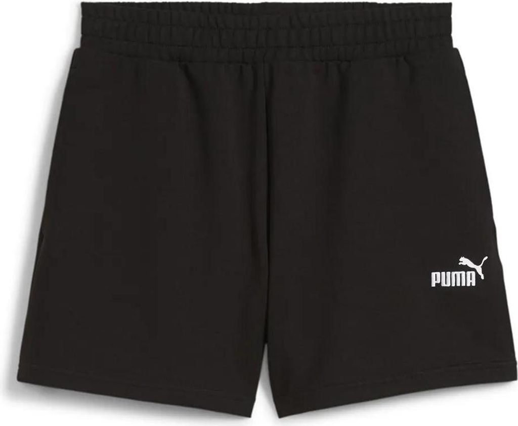 Puma ESS Small No. 1 Logo 4” Lightweight High-Waist Shorts - schwarz, Größe:M
