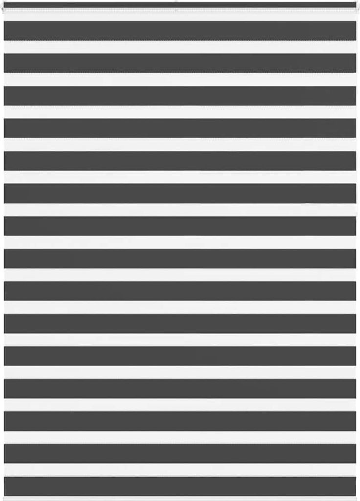 Zebrarollo Schwarz 155x230 cm Stoffbreite 150,9 cm Polyester, Rollos Design Möbel