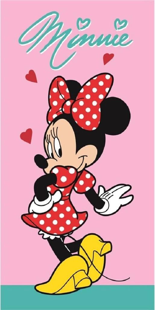 Disney Minnie Badehandtuch, Strandtuch 70x140cm Produktbild 