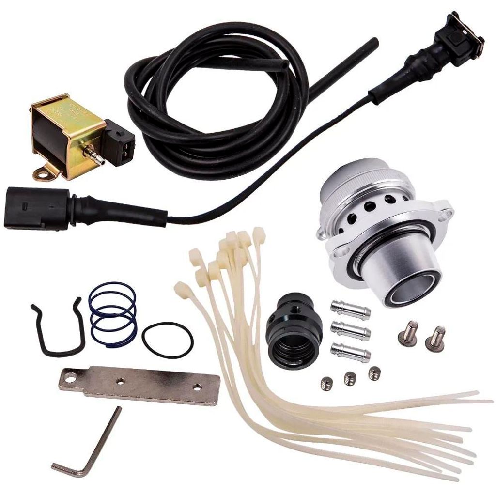 Turbo Blow Off Ventil Kit - BOV Umluftventil - für A4 2.0 FSI TSI - für Golf GTI Mk5/Mk6 - für Tiguan 2.0 TSI - 4-Zyl Motor 1,0–3,0 l