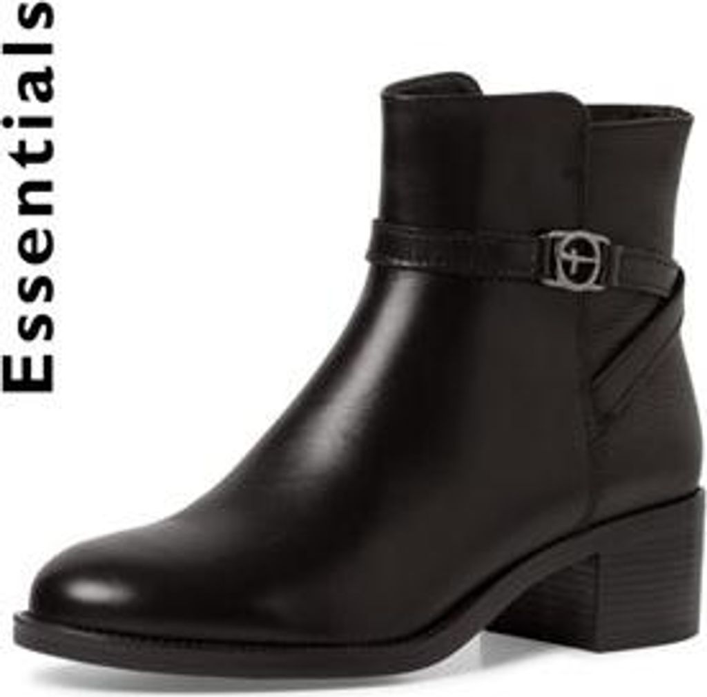 Tamaris M2501741 Damenschuhe Stiefeletten Reißverschluss Schwarz Freizeit, Schuhgröße:37 EU