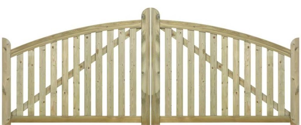 Plus Doppeltor Ligno druckimprägniert 300 x 88/118 cm Produktbild 
