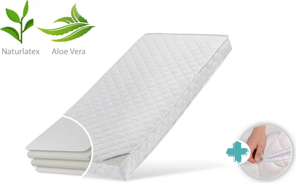 Améliorez le sommeil de votre enfant : Matelas 90x200 Latex et Aloe Vera