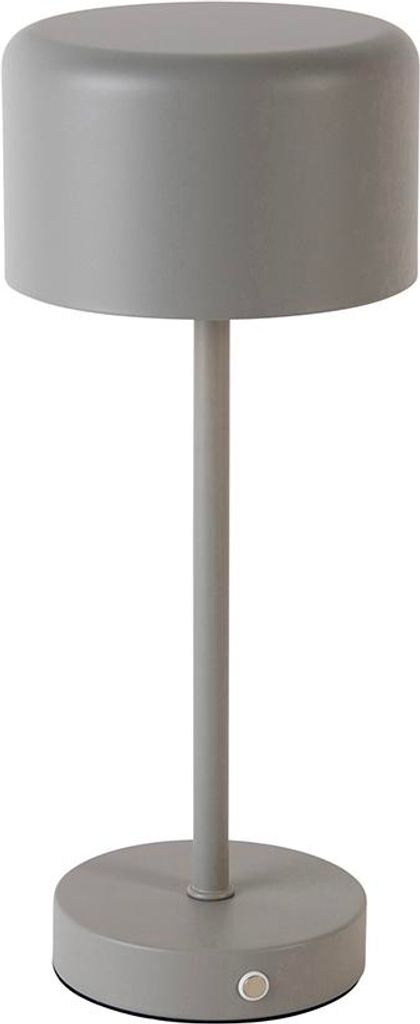 Trio Leuchten - Moderná stolová lampa sivá dobíjacia - Obrázok produktu 