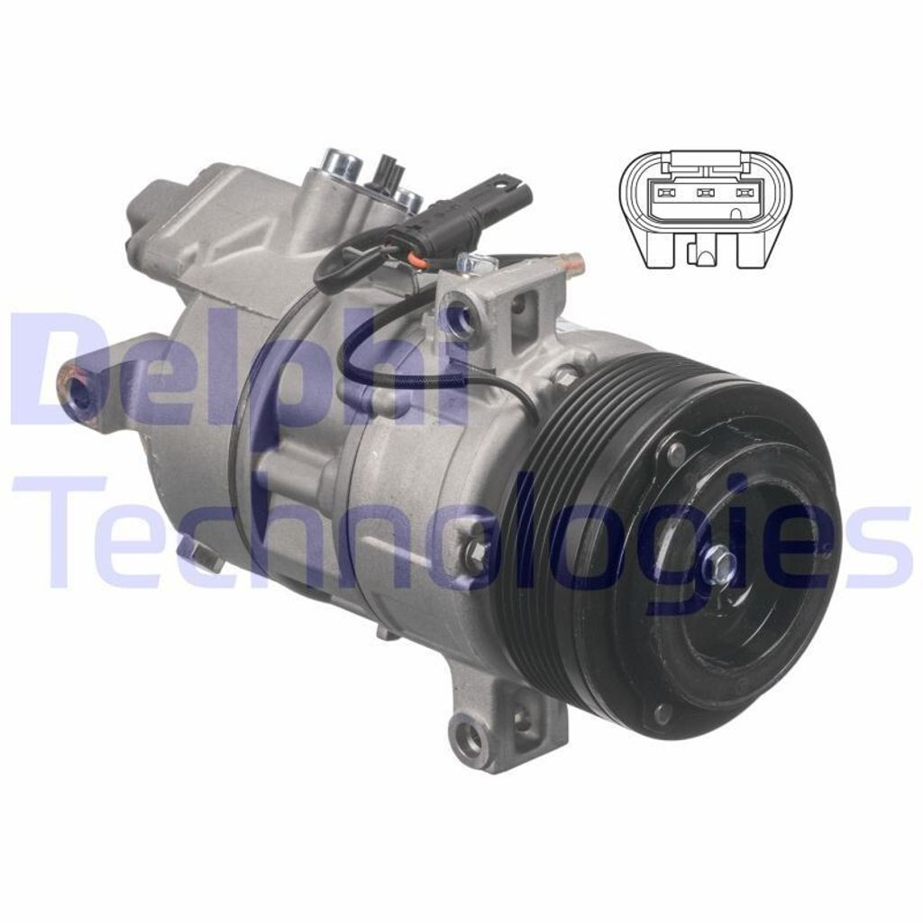 DELPHI CS20498 5SE12 Klimaanlage Klimakompressor PAG 46 für BMW 3 Touring (E91) 3 Limousine (E90) 1 Schrägheck (E87) 3 Coupe (E92) 3 Cabrio (E93)