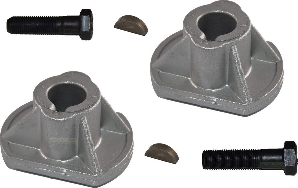 2X Messerhalter + Schrauben R+L + Keil Satz Massey Ferguson Sabre Solo Stiga