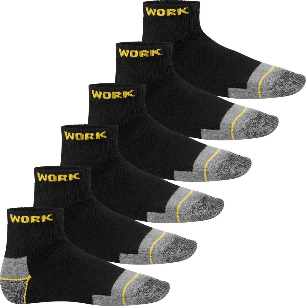 MT Herren Arbeits- und Freizeitsocken (6 Paar) Robuste Work Produktbild 