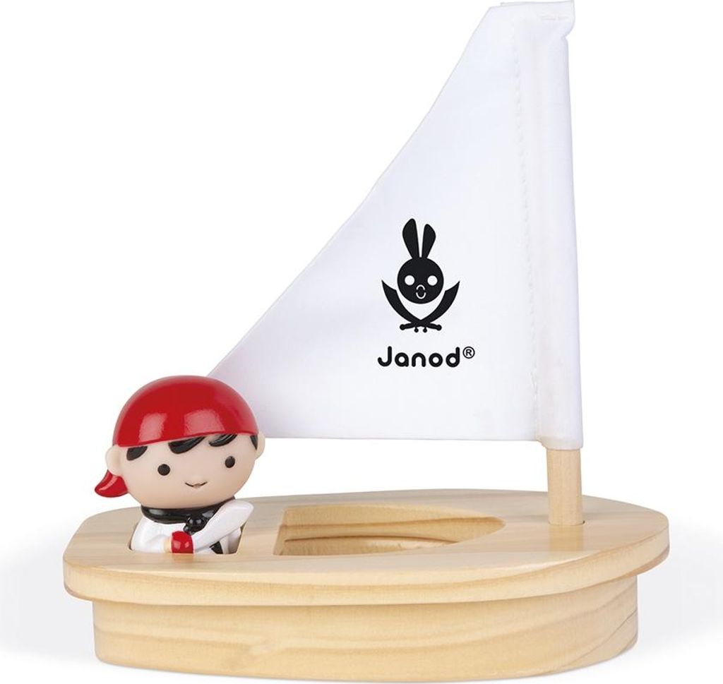 Janod Badespielzeug - John Mouss Boot für die Badewanne