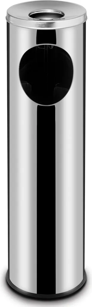 Combiné cendrier poubelle 15L extérieur et intérieur HENDI en métal