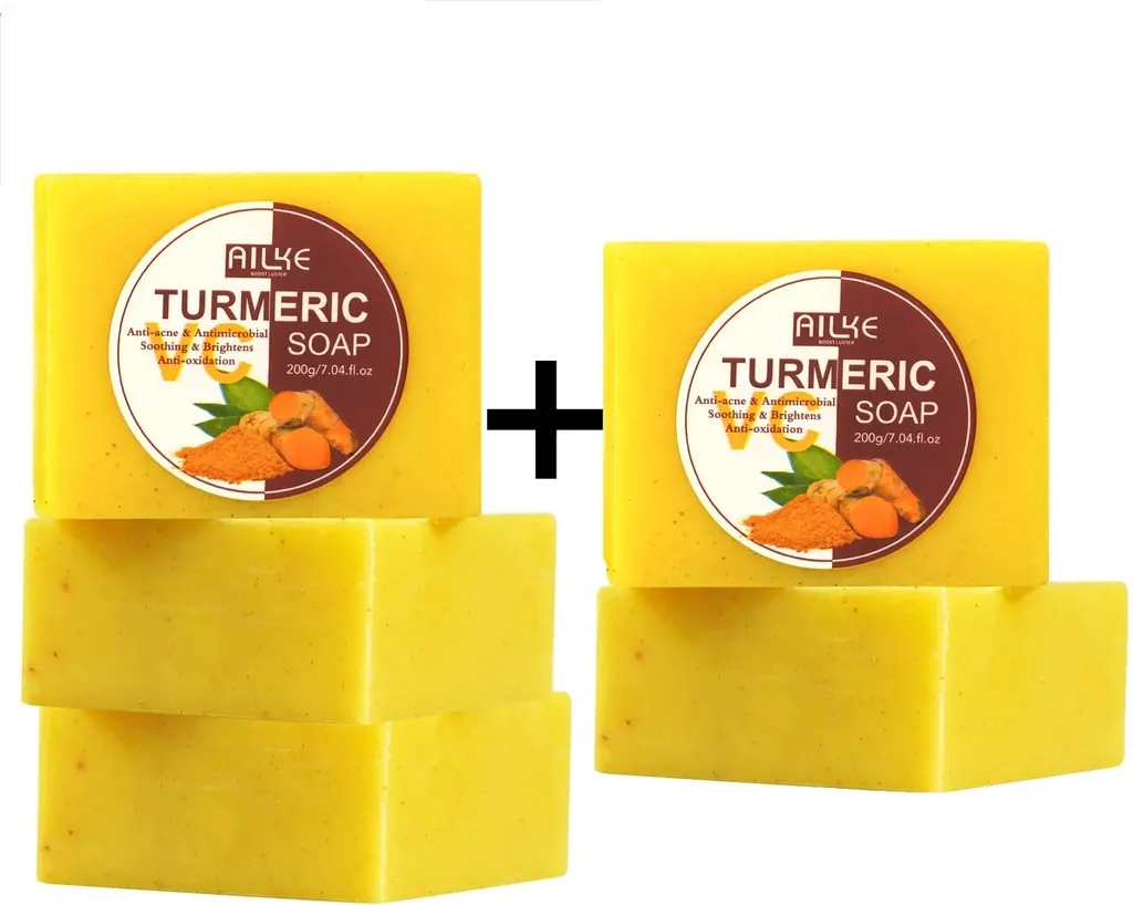 Savon au curcuma pour nettoyer le visage au quotidien et illuminer