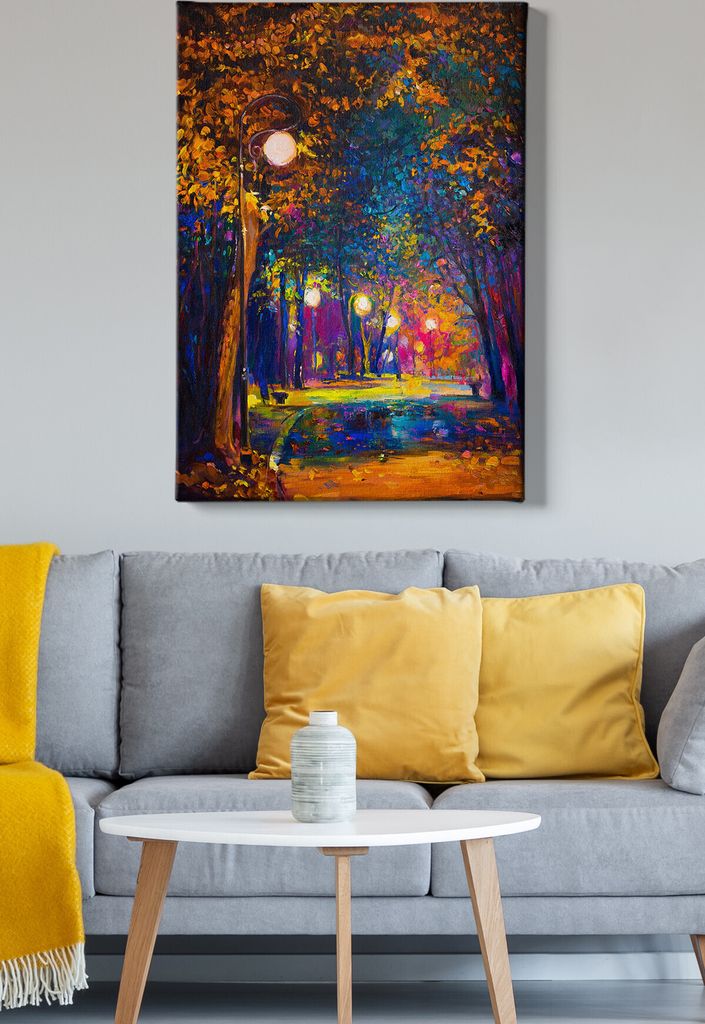 Wallity, Kanvas- TCR1412, Bunt, Leinwandbilder, 70 x 100 cm, 100% Leinwand