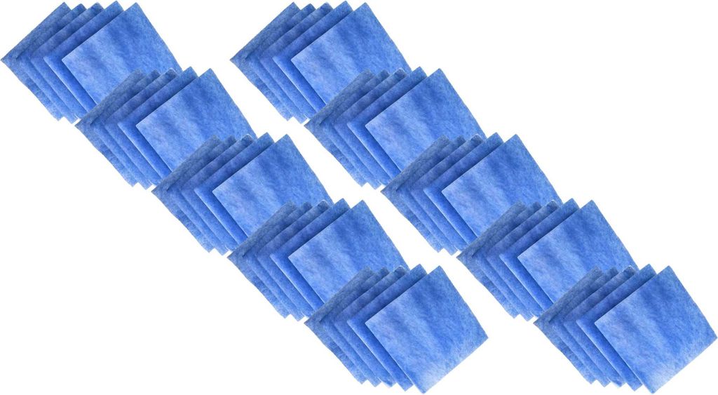 vhbw 50x Luftfilter G4 kompatibel mit Limodor Limot Compact 60-30, 100, 60 Lüfter, Ventilator, Lüftungsgerät