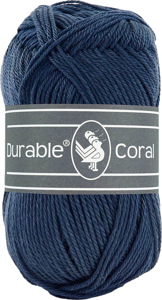 50g Strick- u. Häkelgarn Durable Coral Baumwolle Sommergarn Produktbild 