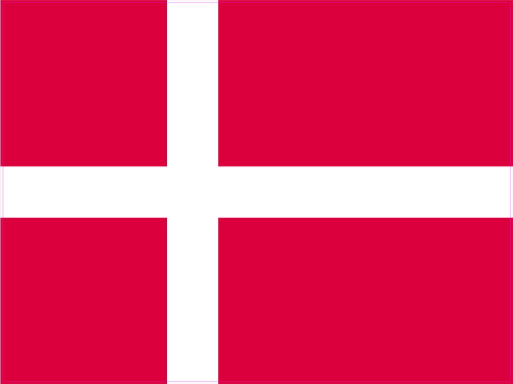 Kiwistar WANDTATTOO Sticker Fahne Flagge Aufkleber Dänemark 120 x 90cm - Dekoration für Kinderzimmer Schlafzimmer Wohnzimmer Küche Badezimmer