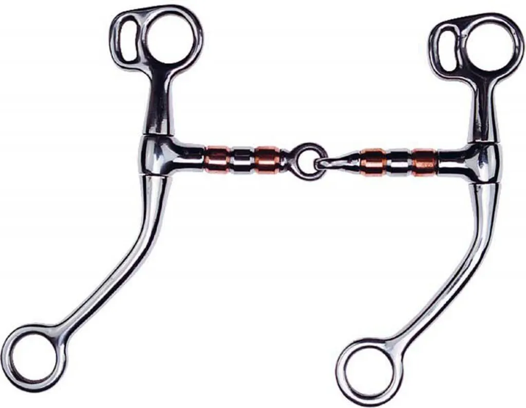 Mors FEELING anti-crispation à rouleaux 125 mm pour cheval tendu