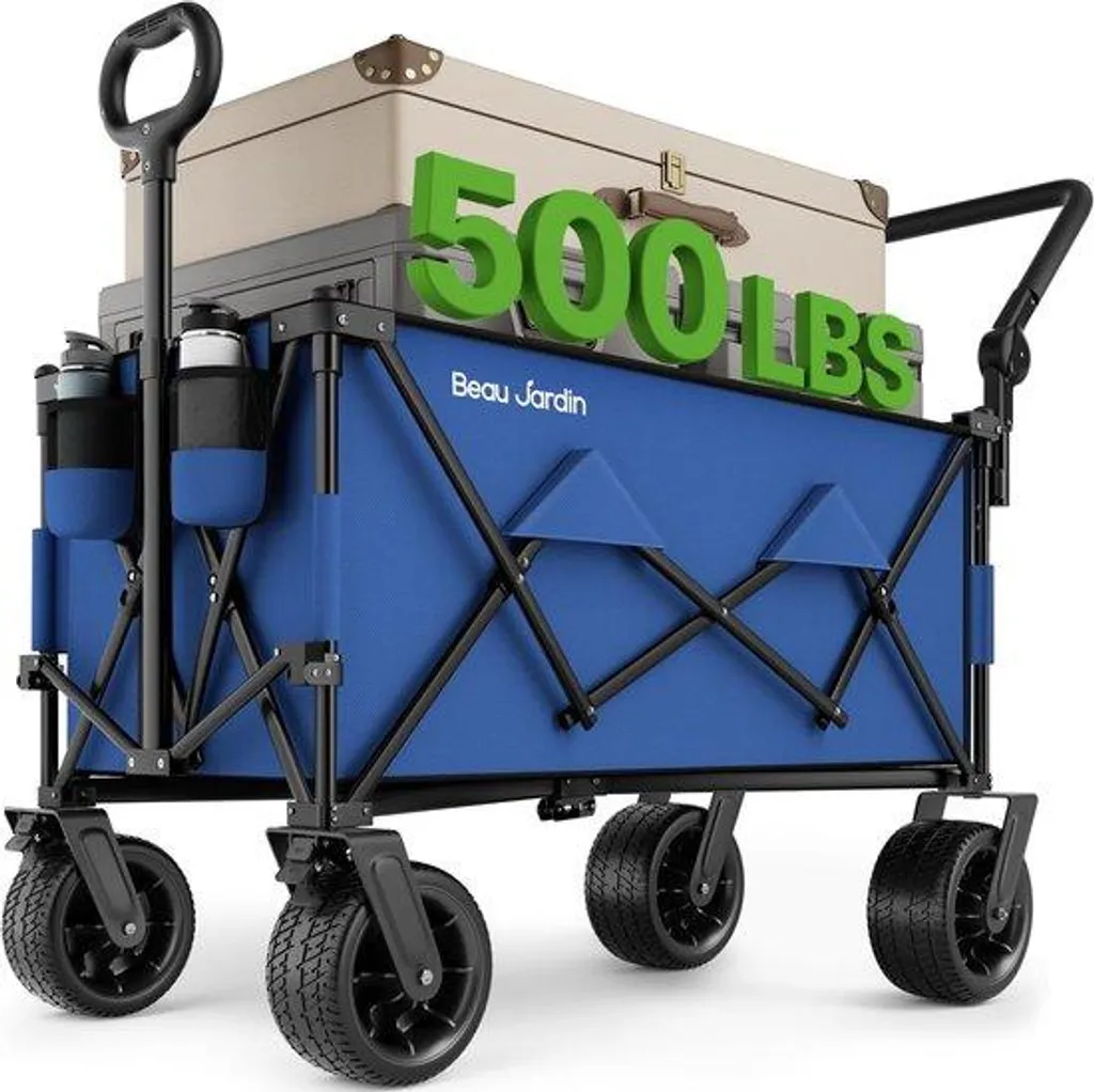 Chariot pliable pour accessoires enfants : transportez tout sans effort