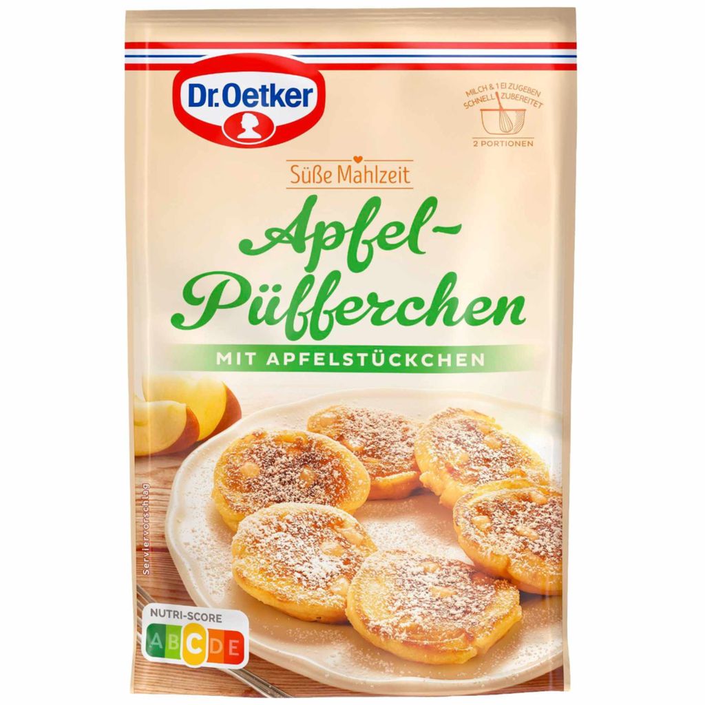 Dr. Oetker Süße Mahlzeit Apfel Püfferchen mit Produktbild 