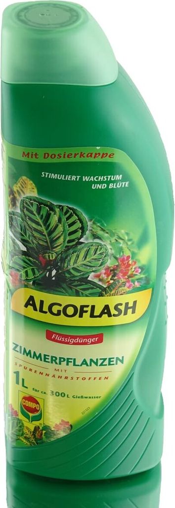 COMPO ALGOFLASH Zimmerpflanzendünger - 1 Liter für 300 Produktbild 