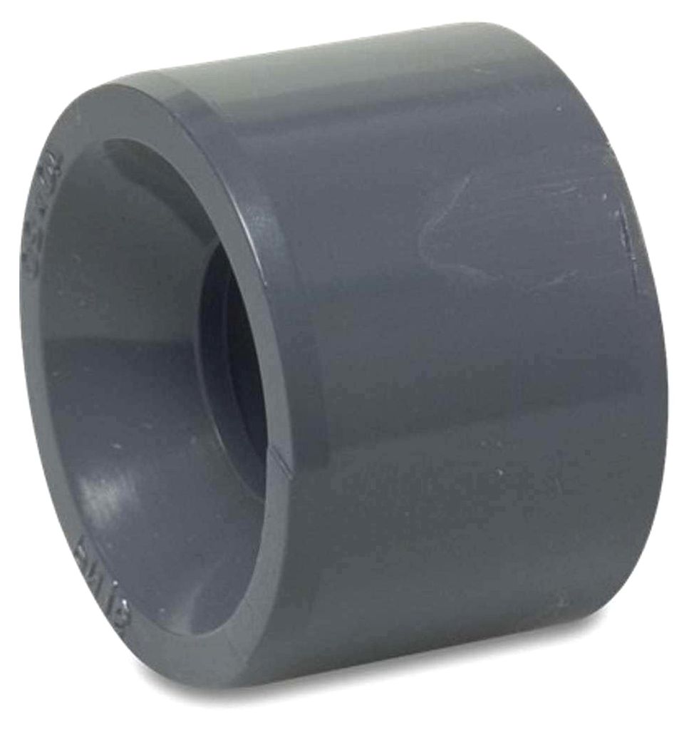 PVC-Klebefittings, kurze Reduktion, klebestutzen x klebemuffe, Größe: 50mm x 40mm