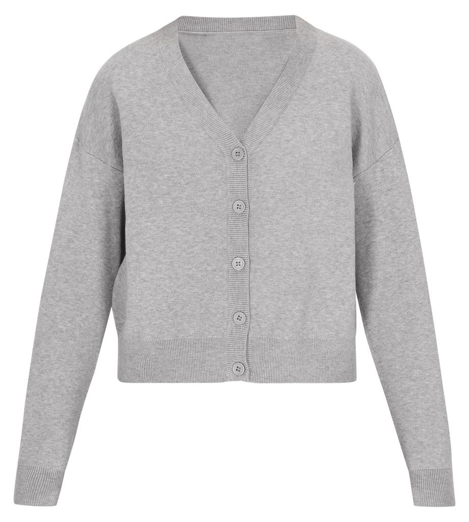EVERA Damen Cardigan - Grau Melange, XL/XXL