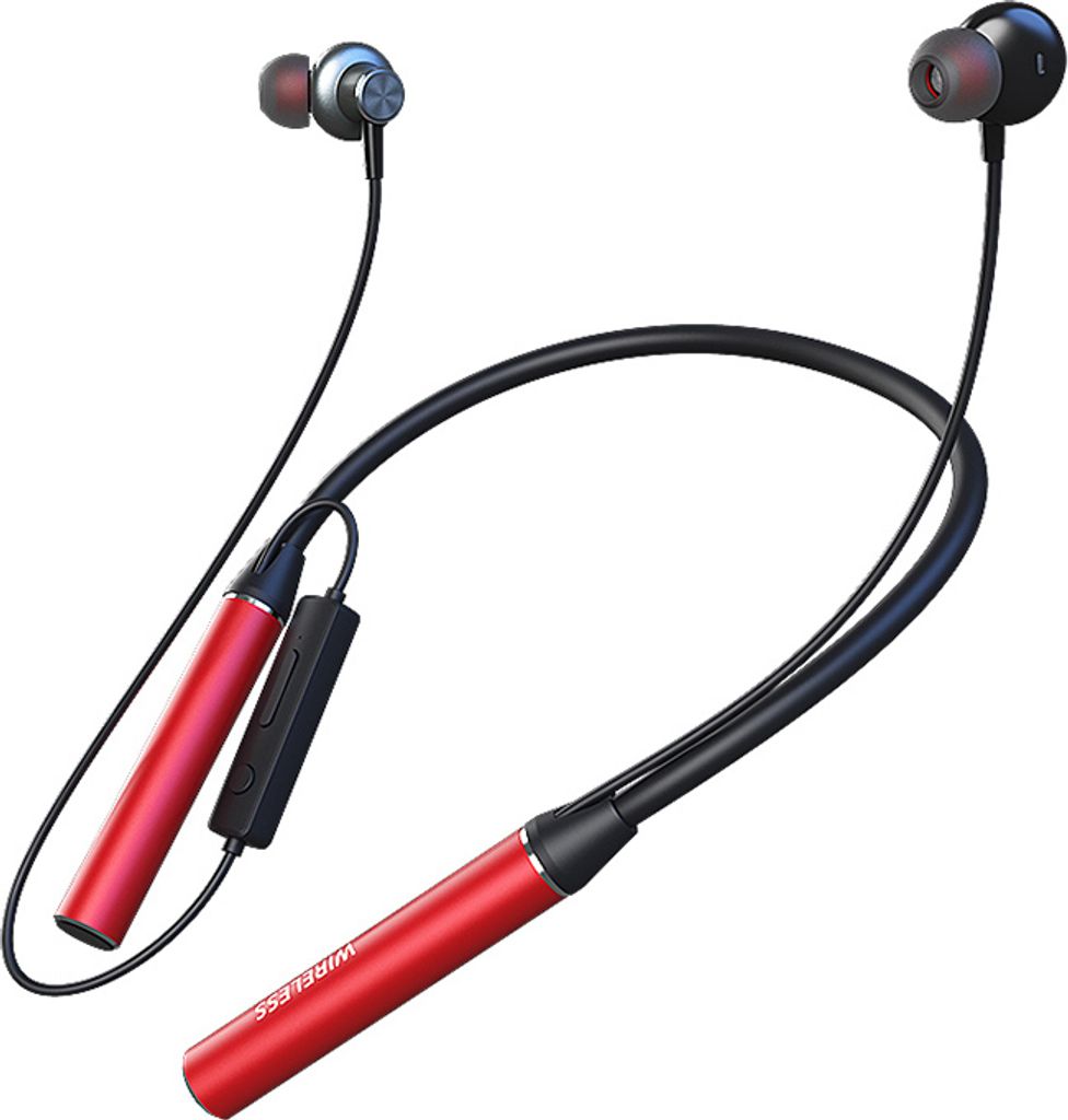 180 Stunden Akkulaufzeit Bluetooth-Headset kabelloses Bass-Headset mit Mikrofon Stereo-Sound Nackenbügel-Headset Sport-Headset, kann TF-Karte einl...