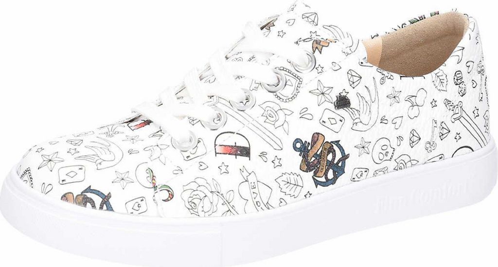 Finn Comfort Komfort Schnürschuhe ELPASO Damen 363133303034 Weiß 40 EU
