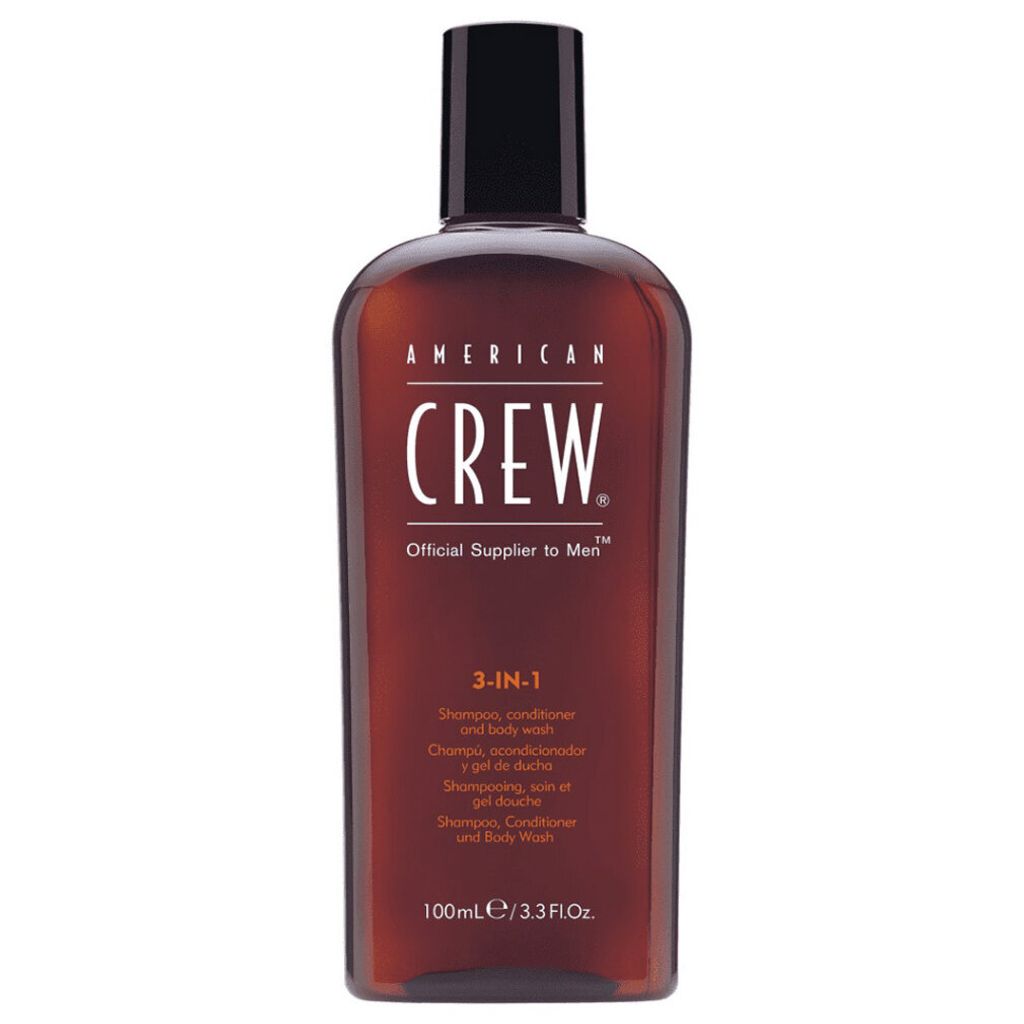 American Crew, Classic, Vegan, Haarshampoo, Spülung & Duschgel 3-in-1, für Feuchtigkeitspflege, 100 ml