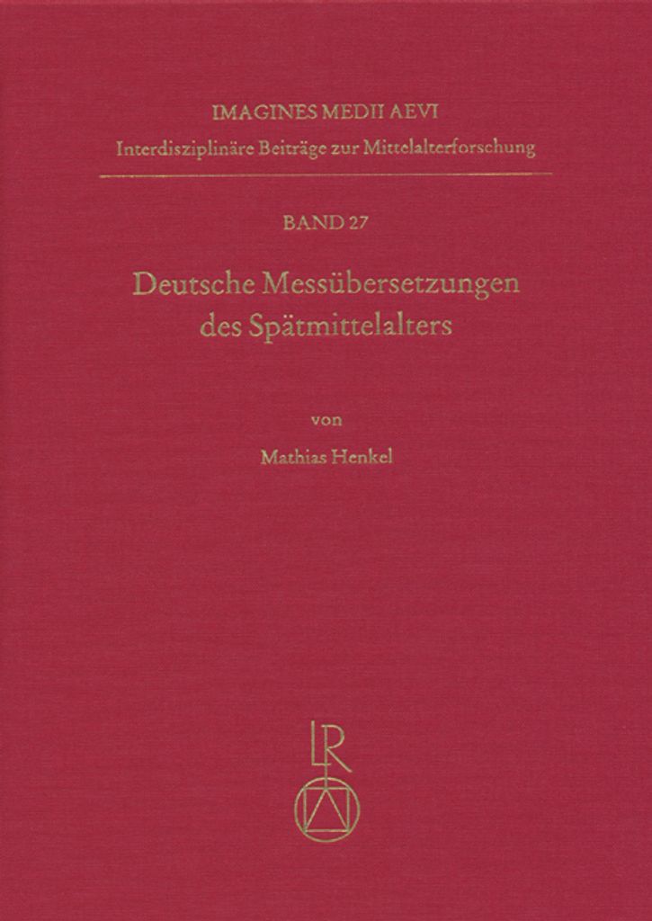Deutsche Messübersetzungen des Spätmittelalters