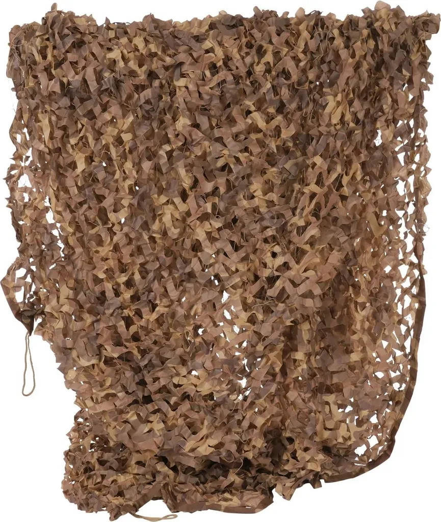 Filet de camouflage pour chasse et observation - Tissu Tawny imperméable