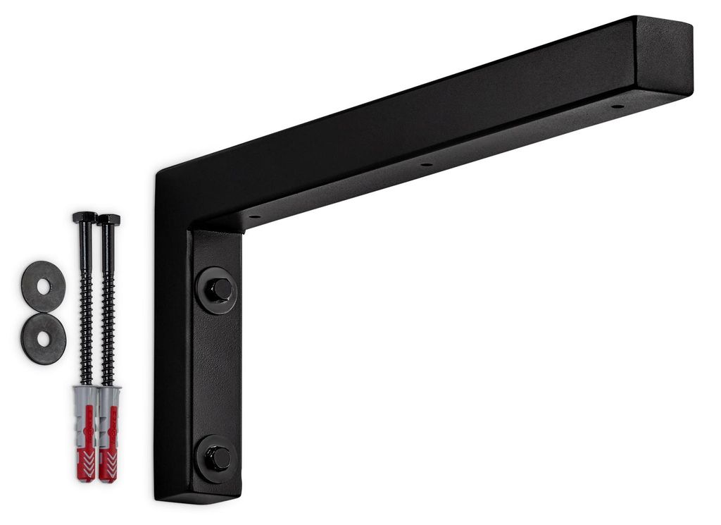 SOTECH Wandkonsole L-Winkel WK350 350 x 150 x 30 mm schwarz matt