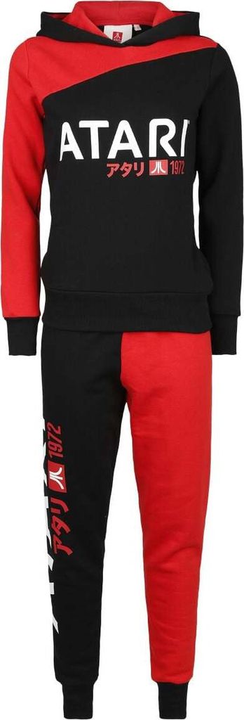 Atari Trainingsanzug Damen Red Black - Color Patchwork schwarz/rot XS