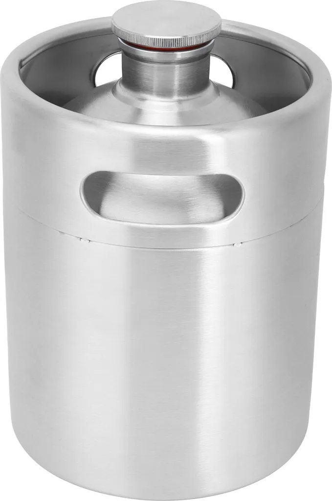 Fût à bière de 2l en acier inox idéal pour les accessoires de brassage